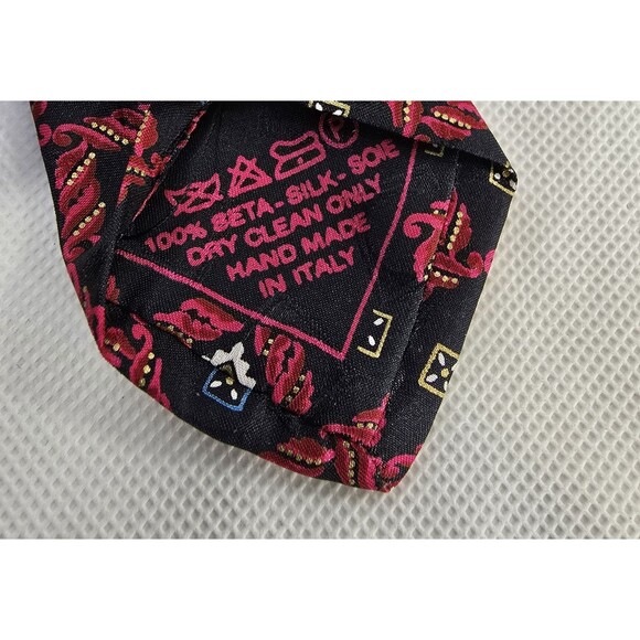 Brioni Necktie Mens Silk Geometric Pattern Tie Made In Italy Neiman Marcus New - Picture 11 of 16